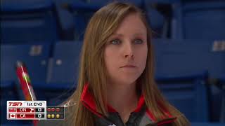 2019 Scotties Tournament of Hearts  Jones CAN vs Homan ON  Draw 17 [upl. by Ludly]