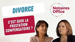 Divorce  cest quoi la prestation compensatoire [upl. by Rengaw]