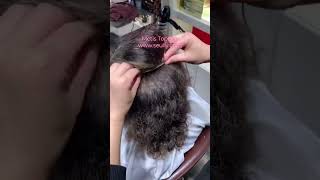 How to coverage thinning hair  hairtopper [upl. by Maryanne]