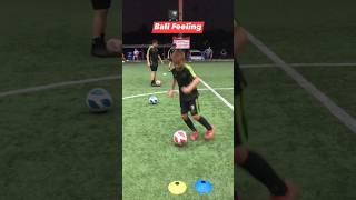 u8 SOCCER Drills😱⚽ shorts ytshorts soccertraining kidssoccer viral trainalone [upl. by Adamok]