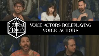 Professional Voice Actors Roleplaying Themselves [upl. by Kanor]