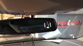 Mobileye EyeWatch Display behind RearView Mirror Glass [upl. by Glimp]