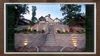 Ideas for Designing Stairways or Steps to a Retaining Wall Project [upl. by Im435]