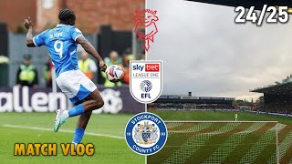 HATTERS LOSE IN GOALKEEPER CRISIS Lincoln City vs Stockport County  Match Day Vlog [upl. by Nodnalb]