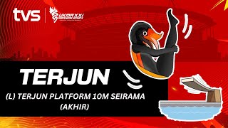 Akuatik L Terjun Platform 10M Seirama Akhir  SUKMA Sarawak 2024 [upl. by Beau]