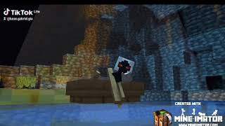 pov cuándo me asusto a el ajolote en minecraft caves and cliffs [upl. by Daile]