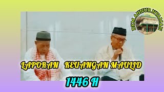 Laporan keuangan maulid Nabi Muhammad Saw [upl. by Nameloc]