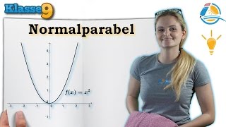 Normalparabel Quadratische Funktion  Klasse 9 ★ Wissen [upl. by Burrows]