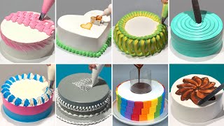 1000 Quick amp Easy Cake Decorating Technique Compilation  Most Satisfying Chocolate Cake Recipe [upl. by Sebastiano470]