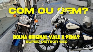 VALE A PENA A BOLHA DA SUPER METEOR 650 CELESTIAL BLUERED supermeteor650 royalenfieldbrasil [upl. by Roskes]