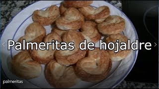 PALMERITAS DE HOJALDRE CASERAS [upl. by Cerelia]