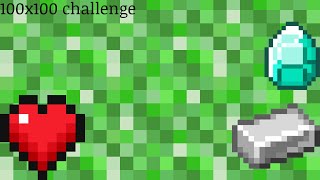 Minecraft 100x100 challenge [upl. by Dloraj280]