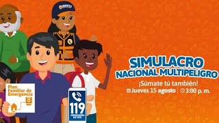 Simulacro Nacional Multipeligro IE N° 161 [upl. by Riem131]