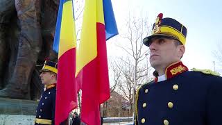 12418  Ceremonia depunerii de coroane la Statuia domnitorului Alexandru Ioan Cuza [upl. by Aday]