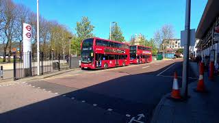 London BUS Ride 🇬🇧 Route 69  WALTHAMSTOW CENTRAL to CANNING TOWN via Leyton Stratford Plaistow 🚌 [upl. by Albertine797]