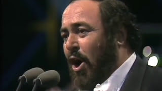 Luciano Pavarotti  Puccini Donna Non Vidi Mai live from Hyde Park in London 1991 [upl. by Dadinirt]