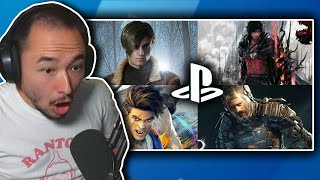 Ranton Gets HYPED By Sony State of Play Resident Evil 4 Street Fighter 6 Final Fantasy XVI etc [upl. by Serdna]