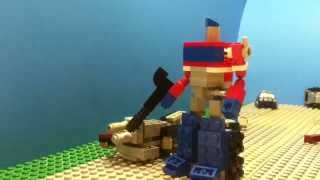 LEGO TRANSFORMERS Optimus Prime VS Megatron [upl. by Donelle]