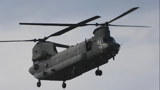 RAF Chinook at Southport Airshow 2023 4K [upl. by Inattirb854]