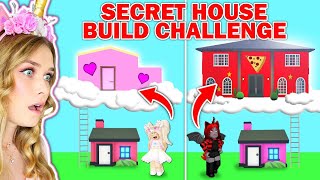 SECRET House Build Challenge SANNA vs MOODY In Adopt Me Roblox [upl. by Natassia359]