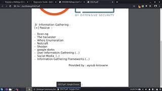 دورة اختبار الاختراق OSCP  Information Gathering  Maltego [upl. by Yecniuq143]