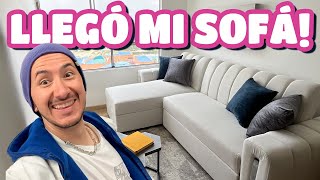 🛋️ POR FIN LLEGÓ MI SOFÁ 🤩 I Sebasmaye vlogs [upl. by Erle]