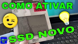 Como ativar SSD novo no Windows 10 e Windows 11 [upl. by Bosch548]