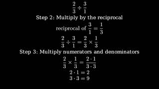 23 divided by 3 TwoThirds Divided by Three [upl. by Nesyla]