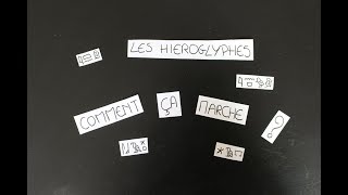 Les hiéroglyphes  comment ça marche [upl. by Crist775]