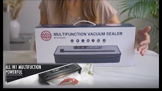 NOKINS Food Vacuum Sealer Machine  Automatic 8in1 Modes  WetDry Water Saving Mode [upl. by Yragerg]