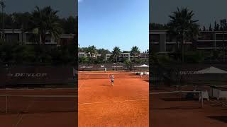 Lob practice at Mouratoglou Academy tennis mouratoglou france [upl. by Beverly]