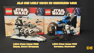 LEGO Star Wars 7668 Rebel Scout Speeder  LEGO Star Wars 7667 Imperial Dropship [upl. by Wolcott]