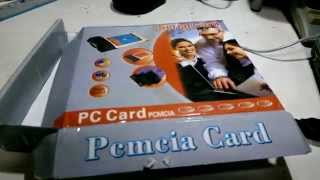 Mach3  PCMCIA parallel card  B5 Laptop PC  Engrave Test [upl. by Suhploda]