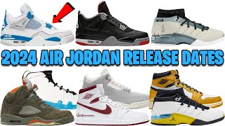 2024 AIR JORDAN RELEASE DATES GUIDE [upl. by Annaiuq]