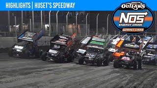 World of Outlaws NOS Energy Drink Sprint Cars Huset’s Speedway June 23 2022  HIGHLIGHTS [upl. by Atteirneh746]