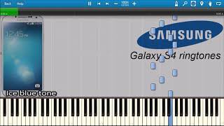 SAMSUNG GALAXY S4 RINGTONES IN SYNTHESIA [upl. by Vesta]