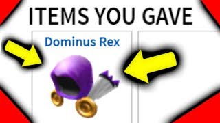 FAMOUS ROBLOX YOUTUBER STOLE MY DOMINUS [upl. by Mccomb]