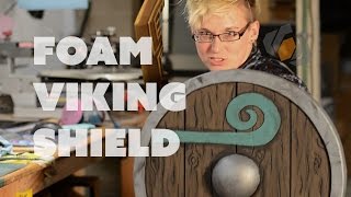 Prop Live from the Shop  Making a Foam Viking Shield with the Viking Lass [upl. by Jangro]