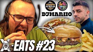 HAMBURGUESA Y BOCATA DJMARIIO ⚽ ¡NUEVOS SABORES 🍔 XOKAS EATS 23 [upl. by Maghutte796]