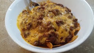 Easy Chili Cheese Frito Pie Recipe [upl. by Loma]