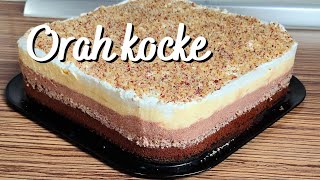 Kremasti kolač sa orasima  orah kocke  ekuhinjica [upl. by Sinclare836]