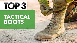 TOP 3 Best Tactical Combat Boots In 2022 [upl. by Ewold680]