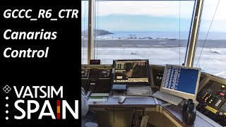 VATSIM ATC  Canarias Control GCCCR6CTR  Cross The Pond 2023 [upl. by Ysak]