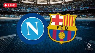 Napoli Barcellona 11 🔴 LIVE PostPartita con Calzona e Xavi in conferenza ⚽ Champions League [upl. by Viscardi584]