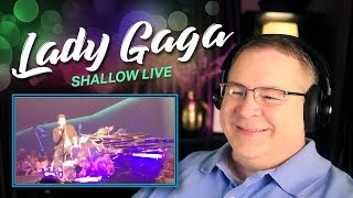 Lady Gaga and Bradley Cooper Reaction  “Shallow” LIVE [upl. by Clevie]