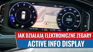 Active Info Display  jak działają elektroniczne zegary w VW [upl. by Spooner]