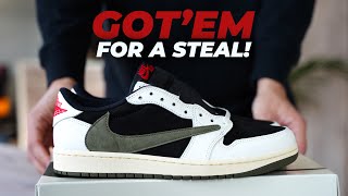 JORDAN 1 LOW OLIVE TRAVIS SCOTT DETAILED REVIEW by KickWho [upl. by Goth]