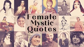 Powerful Spiritual Women Quotes  Religious Wisdom from Female Saints Mystics Nuns Yogis Monks [upl. by Isteb]