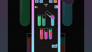 Water 💦 Color Sort lvl 11 Gameplay shorts gamingwithrabia gameplay watercolorsort [upl. by Susanetta]