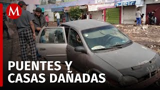 Al menos 80 domicilios presentan daños tras lluvias en Ecatepec Estado de México [upl. by Prakash985]